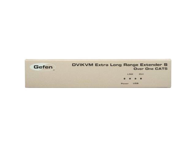 Gefen EXT-DVIKVM-ELR Extra Long Range KVM Extender for DVI and USB over one  Cat-5 cable