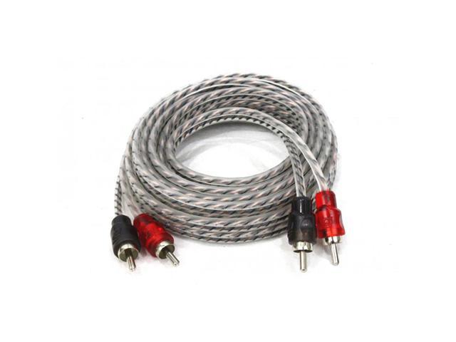 Cerwin Vega CRH12 Twisted 2-Channel RCA Interconnect Cables 12 Feet New 