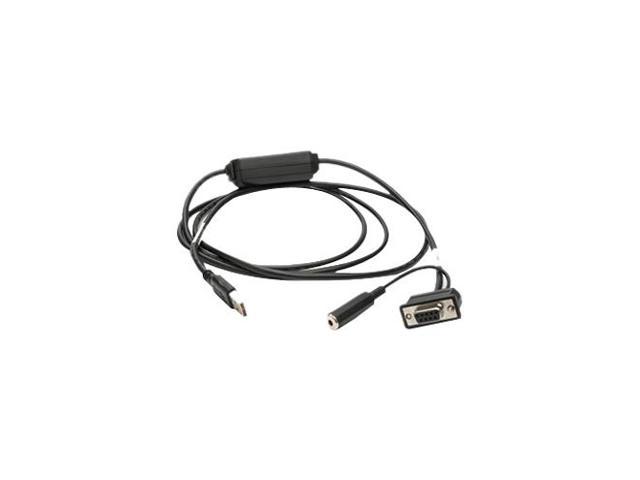 Zebra (Motorola) 25-58925-02R 6' USB Cable, Straight, Beeper with Trigger for Zebra DS457 Barcode Scanner