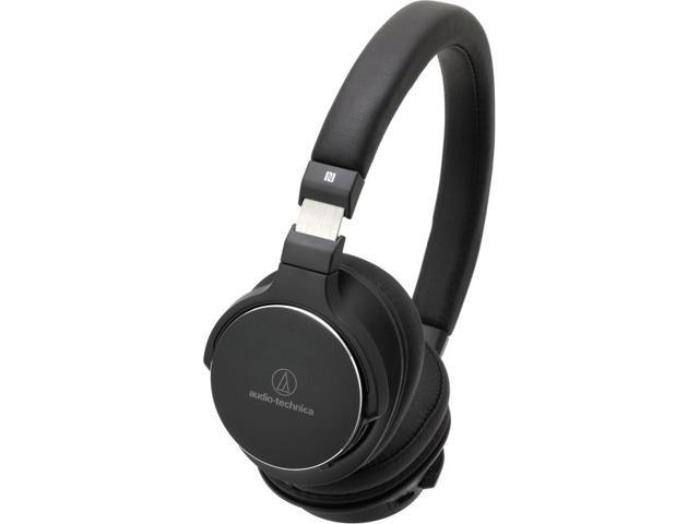 AudioTechnica ATH-SR5BTBK  Wireless Bluetooth On-Ear High-Resolution Audio Headphones (Black)