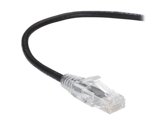 Pack of 50 pcs Slim-Net 28 AWG Patch Cable Black Box C6PC28-RD-01