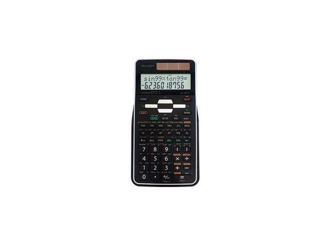 Sharp EL-506TSBBW Engineering/Scientific Calculator, Black