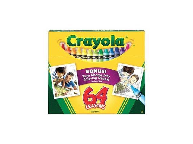 Binney & Smith 52064D Classic Color Pack Crayons Wax 64 Colors per 