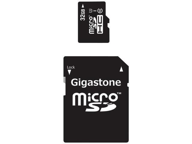 Gigastone GS-2IN1C1032G-R Class 10 UHS-1 microSDHC Card & SD Adapter (32GB)