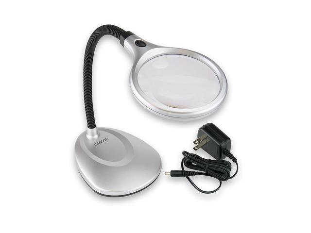 Carson Optical LM-20 DeskBrite 200 LED Magnifier Desk Lamp