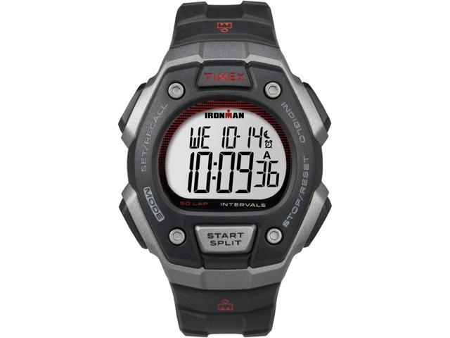 Timex Ironman Core 50 Black Grey Full Size DIgital Watch