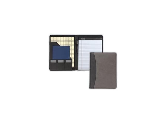 Samsill Two-Tone Padfolio, Organizer, Notepad - Black/Gray - Newegg.com