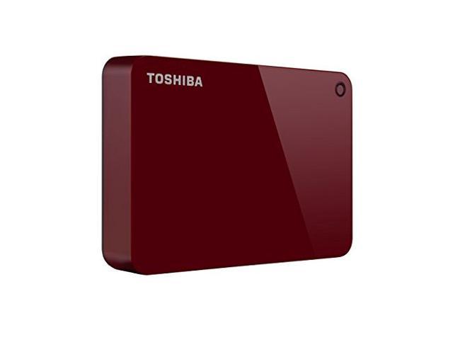 Toshiba Canvio Advance Hdtc940xr3ca 4 Tb Portable Hard Drive - 2.5" External - Red