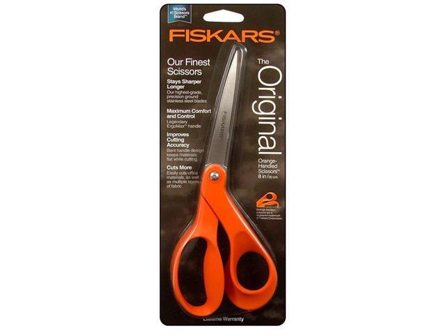 Fiskars 12-94518697WJ The Original Orange Handled Scissors 8 inch