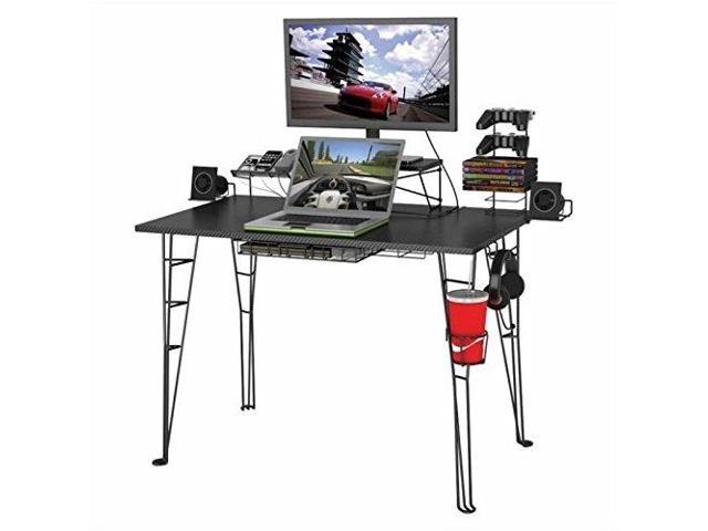 Atlantic Personal Portable 33935701 Black Gaming Desk Newegg Com