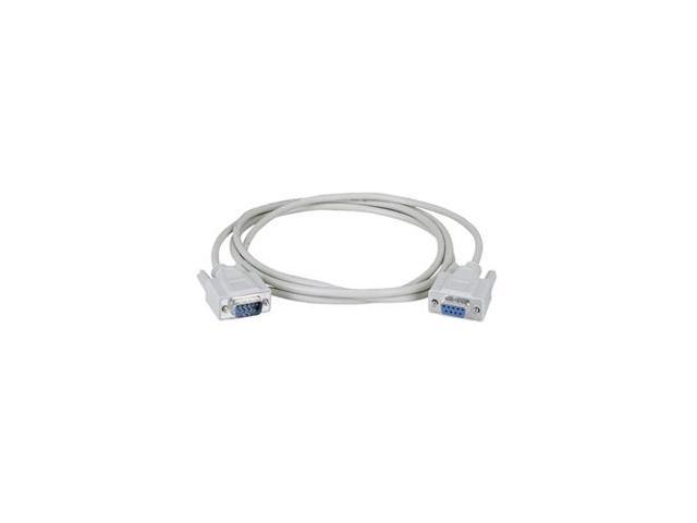 DB9 Serial Extension Cable, Male/Female, 25-ft. (7.6-m)