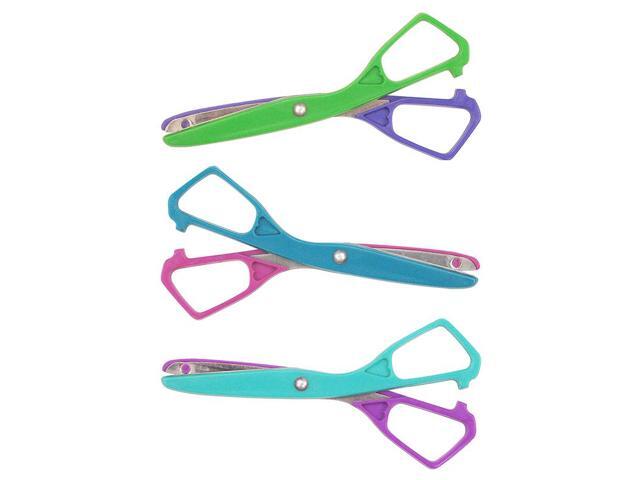 Green Lot of 24 Acme United Safety Scissors For kids 5.5/" Blunt Blade Tip