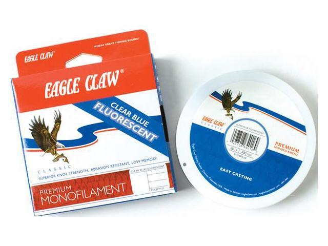 Eagle Claw Lake & Stream Monofilament Line 20lb 275yd Spool Clear 09011-020 