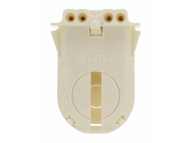 Leviton Fluorescent Lampholder T-8 Light Socket G13 Base Medium Bi-Pin 13451-NX 