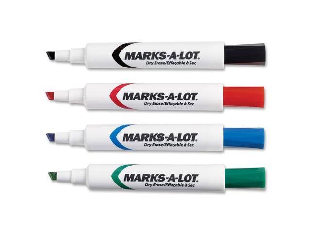 Avery Marks-a-lot Dry-erase Markers Chisel Tip Blue Ink 12/pk 24406 : Target