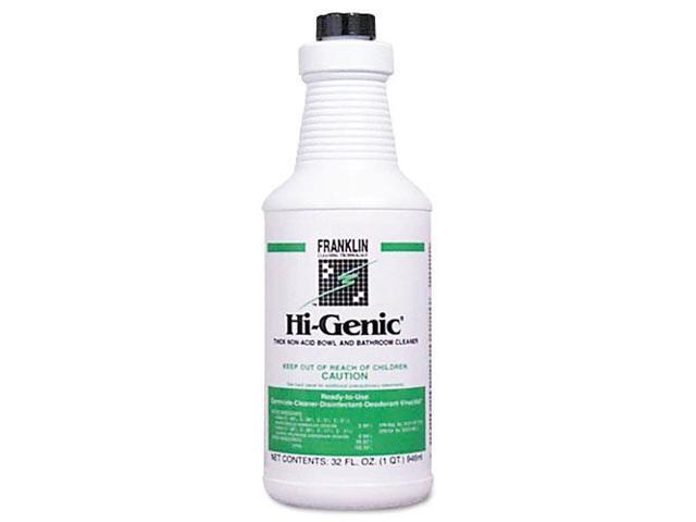 Hi-Genic Non-Acid Bowl & Bathroom Cleaner, 32 oz. Bottle