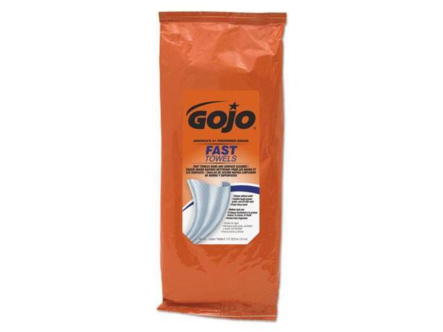 6285-06 GOJO 60 Count Toolbox Pak FAST WIPES Hand Cleaning Towels