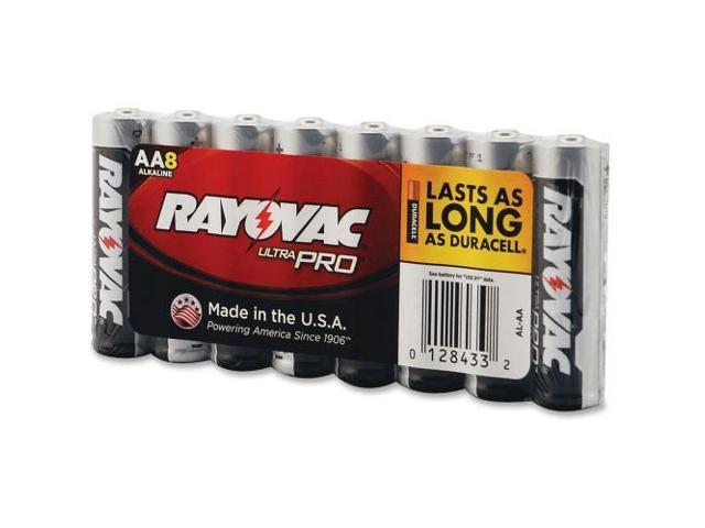 Rayovac Ultra Pro Alkaline Batteries AA 8/Pack ALAA8J