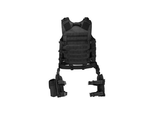 Barska Loaded Gear VX-100 Tactical Vest and Leg Platform-Blk - Newegg.com