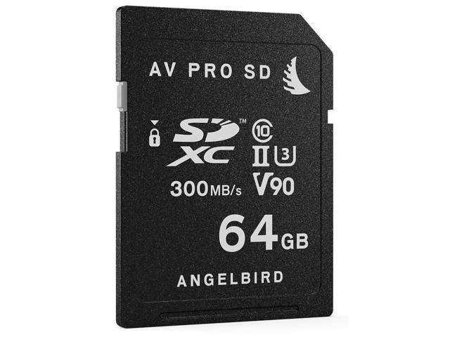 Angelbird AV PRO SD MK2 V90 64GB Class 10 UHS-II U3 SDXC Memory Card