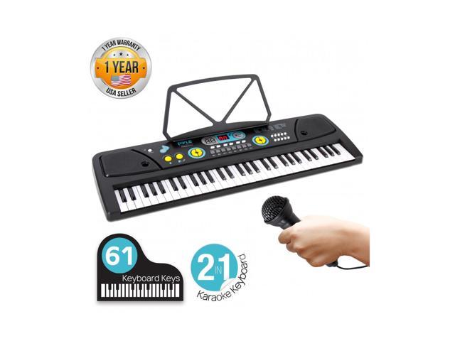 Photo 1 of ***POWERS ON*** Pyle 61-Key Kids Electronic Piano Keyboard with Wired Microphone