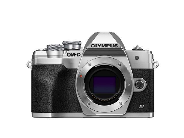 Olympus OM-D E-M10 Mark IV Camera Body, Silver #V207130SU000