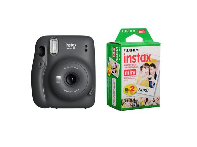 verkoopplan wees gegroet bundel Fujifilm Instax Mini 11 Instant Film Camera, Charcoal Gray W/instax mini  Twin PC - Newegg.com