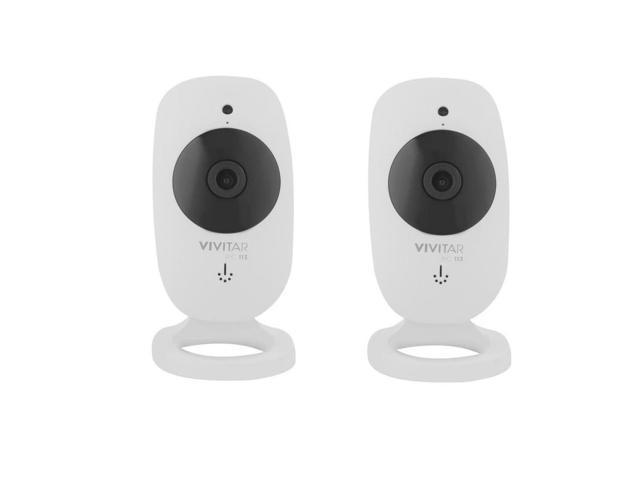 Vivitar 2 Pack IPC-113 1080p HD Wi-Fi Smart IP Camera with Wide Angle Lens White