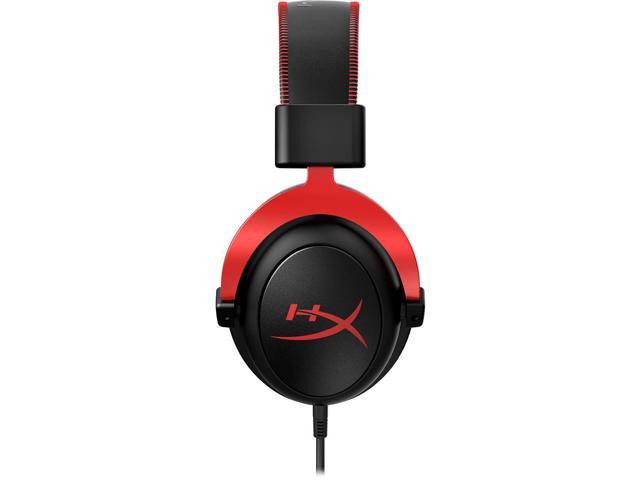 HyperX Cloud II - Gaming Headset, 7.1 Surround Sound, Memory Foam Pads, Durable Aluminum Frame, Detachable Microphone, Works with PC, PS5, PS4, Xbox Series X|S, Xbox One - Red - Newegg.com
