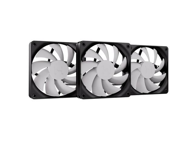 HYTE Flow FA12 Triple Fan Pack (120mm), High Performance PWM Case Fan, 1500RPM, 4-PIN, White