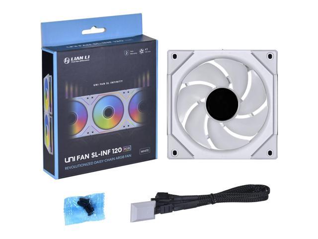 LIAN LI UNI FAN SL INFINITY 120 RGB WHITE ---UF-SLIN120-1W