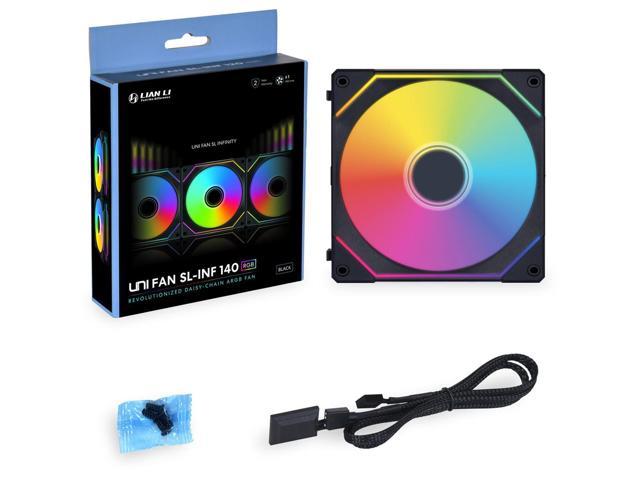 LIAN LI UNI FAN SL INFINITY 140 RGB BLACK ---UF-SLIN140-1B