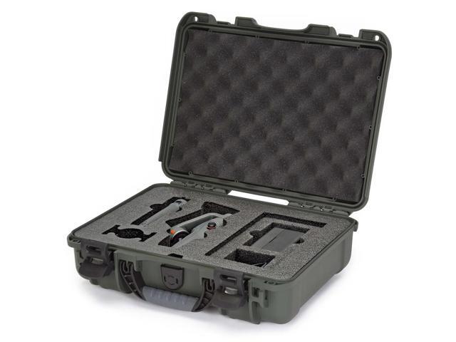 NANUK 910 Waterproof Hard Case With Foam Insert For DJI Mini SE Fly More Kit - Orange, (910-MAVMSE3