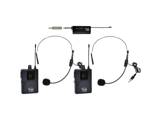 Galaxy Audio Trek GTU Mini UHF Headset Wireless Microphone System, A & B:524.5 - 594.5 MHz