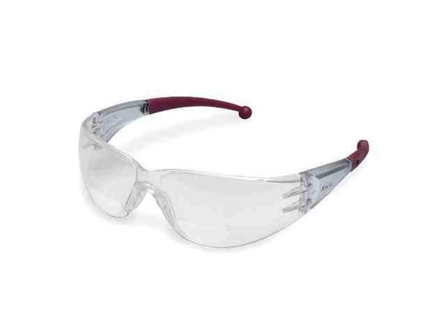 ELVEX RX-401-2.5 Elvex Rx Reader Eyewear Gray Frame And Clear Scratch-Resistant 