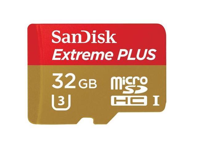 SanDisk Extreme Plus 32GB microSDHC Flash Memory Model SDSQXSG-032G-ANCMA