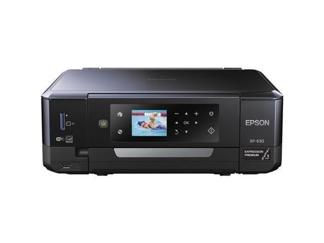EPSON Premium XP-630 (C11CE79201) Duplex 5760 dpi x 1440 dpi wireless/USB color Inkjet MFP Printer