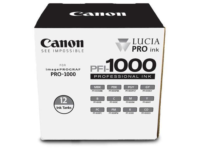 Photo 1 of Canon PFI-1000 12 Ink LUCIA PRO Pack for imagePROGRAF PRO-1000 #