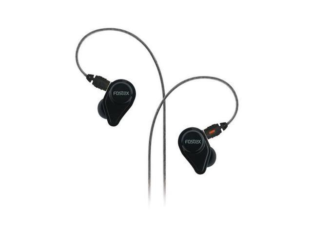 Fostex Te04 Closed Dynamic Stereo Earphones With Omnidirectional Mic Black Newegg Com - quality black headphones roblox