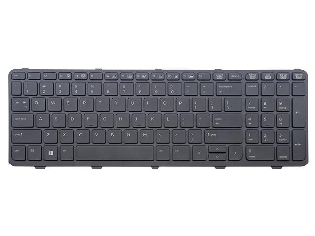 New US Keyboard (with frame) For HP P/N: 9Z.N9KSW.001 NSK-CQ0SW 01 727682-001 721953-001 90.4ZA07.S01 V139530AS1 Laptop English Keyboard