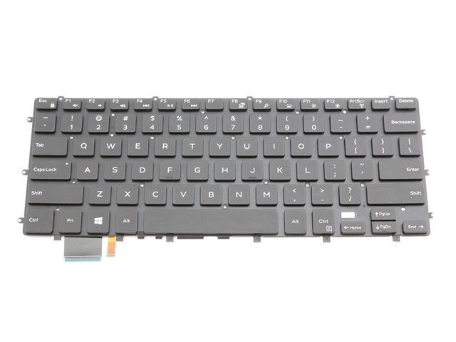 New Dell Inspiron 15 (7558) (7568) XPS 15 (9550) Laptop Backlit Keyboard GDT9F 0GDT9F US layout black color