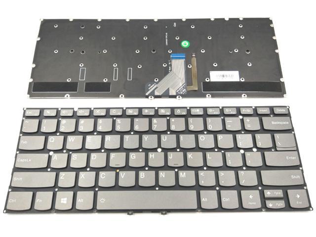 New US Gray Backlit English Laptop Keyboard (without frame) For Lenovo YOGA  720-13 720-13ISK 720-13IKB 720-13IKBR P/N: 102-16N7LHB01 Light Backlight -  