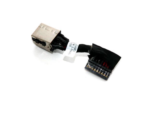 AC DC Jack Power Plug in Charging Port Connector Socket with Wire Cable Harness Replacement for HP Stream 14 Pro G3 Laptop 810327-004