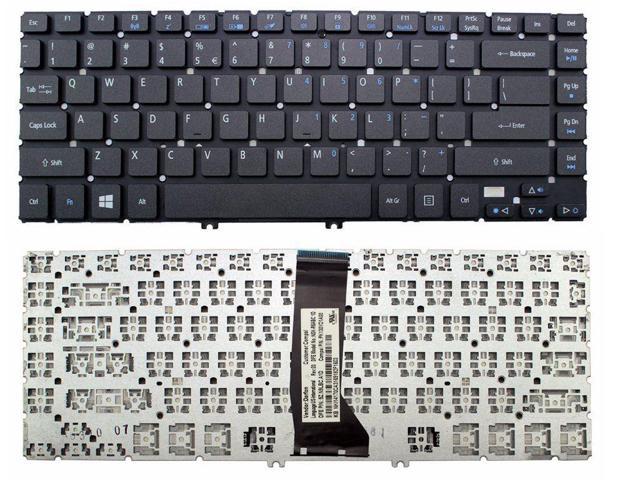 Laptop Keyboard Compatible for Acer Aspire V3-571-6882 V3-571-9808 V3-571-6456 V3-571-6805 V3-571-6422 US Layout Black Color No Frame 