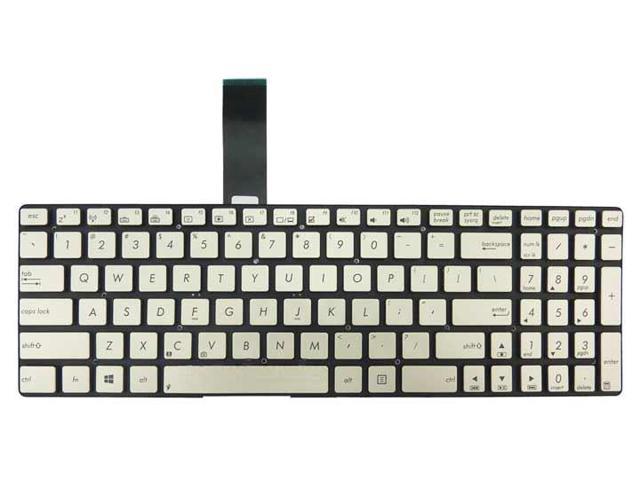 New Laptop Keyboard (without Frame) for ASUS Q500 Q500A P/N: 9Z.N8BBU.J01 0KNB0-6670US00 0KN0-N71US13 NSK-UPJ01 US layout Silver color