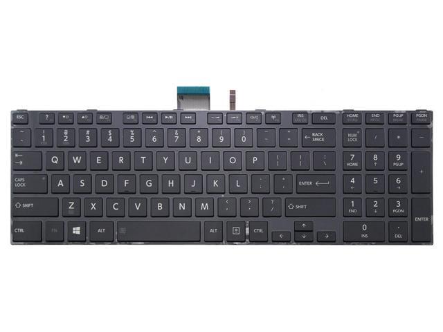 New Laptop Keyboard Replacement for Toshiba Satellite S75-A S75-B S75D-A S75D-B S75DT-A S75DT-B S75T-A S75T-B with Frame with Backlit US Layout Black Color