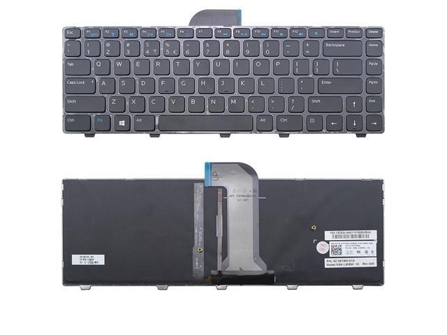 New US Black Laptop Backlit Keyboard Replacement for Dell Inspiron 14-3421 14R-5421 15Z-5523 P26F Vostro 2421 Light Backlight