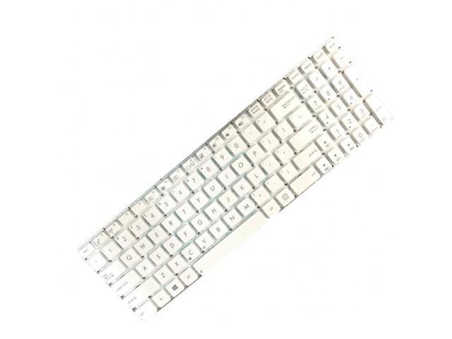 Laptop Keyboard Compatible for Asus E502 E502S E502M E502MA E502SA E502NA US White No Frame 