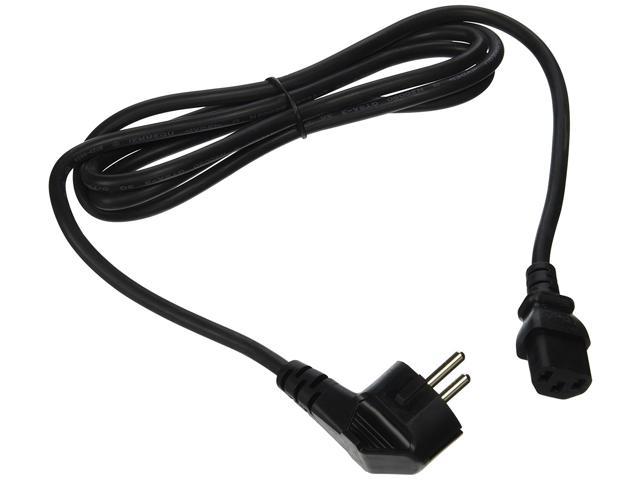 Cable Wholesale European Computer / Monitor Power Cord, Europlug or CE 7 / 7 to C13, VDE Approved, 6 foot