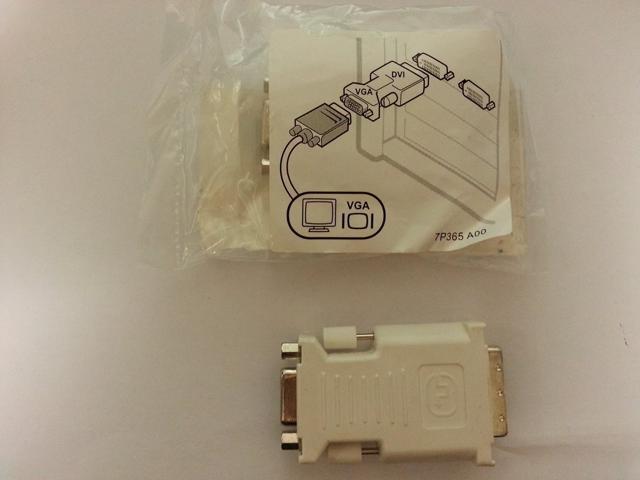 Dell DVI to VGA Adapter Converter 0J8461 DVI Male to VGA Female
